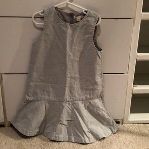Crew cuts ruffle hem dress